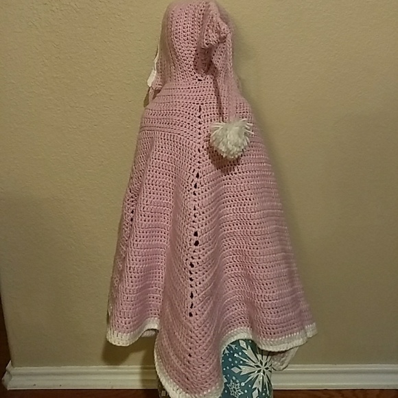 Handmade Kid Crochet Poncho size 2-3T - Picture 2 of 4